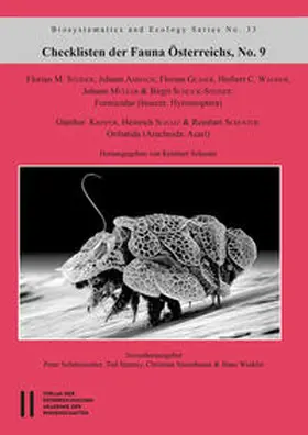 Schuster |  Checklisten der Fauna Österreichs, No.9 | Buch |  Sack Fachmedien