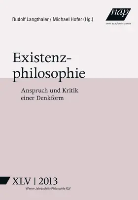 Hofer / Langthaler |  Existenzphilosophie | Buch |  Sack Fachmedien