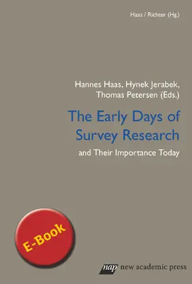 Jerabek / Haas / Petersen |  The Early Days of Survey Research and Their Importance Today | eBook | Sack Fachmedien
