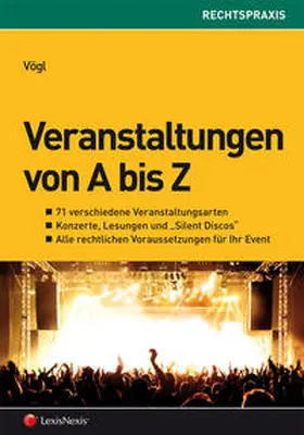 Vögl |  Veranstaltungen von A bis Z | Buch |  Sack Fachmedien