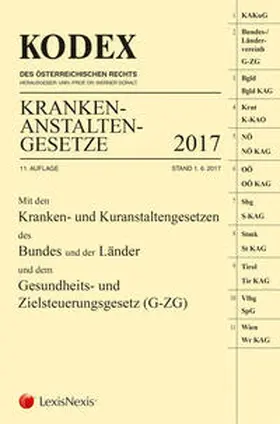  KODEX Krankenanstaltengesetze 2017 | Buch |  Sack Fachmedien