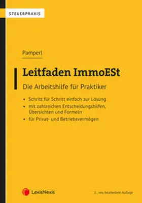 Pamperl |  Leitfaden ImmoESt (Immobilienertragsteuer) | Buch |  Sack Fachmedien