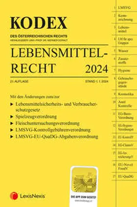 Doralt |  KODEX Lebensmittelrecht 2024 - inkl. App | Buch |  Sack Fachmedien