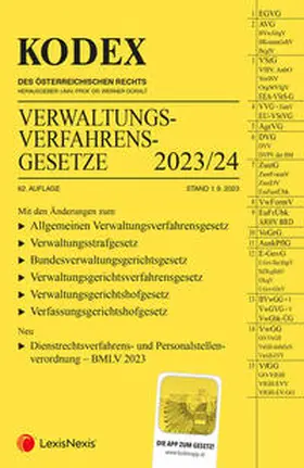 Doralt |  KODEX Verwaltungsverfahrensgesetze (AVG) 2023/24 - inkl. App | Buch |  Sack Fachmedien