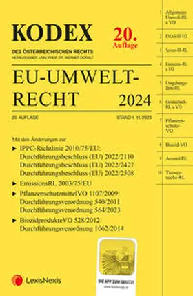 Doralt |  KODEX EU-Umweltrecht 2023/24 - inkl. App | Buch |  Sack Fachmedien
