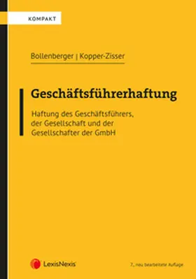 Bollenberger / Kopper-Zisser |  Geschäftsführerhaftung | Buch |  Sack Fachmedien