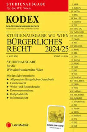 Doralt |  KODEX Bürgerliches Recht für die WU 2024/25 - inkl. App | Buch |  Sack Fachmedien