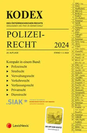 Doralt |  KODEX Polizeirecht 2024 - inkl. App | Buch |  Sack Fachmedien
