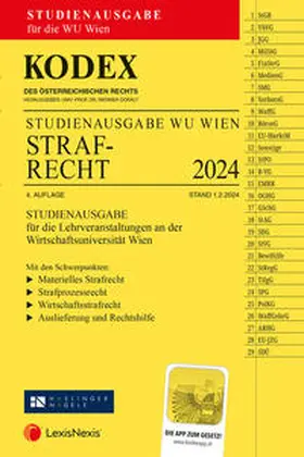 Doralt |  KODEX Strafrecht für die WU 2024 - inkl. App | Buch |  Sack Fachmedien