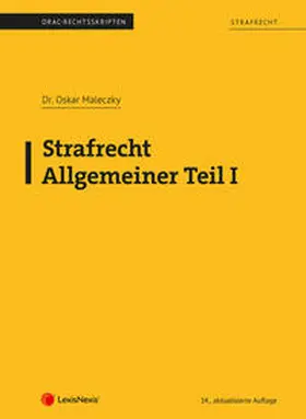 Maleczky |  Strafrecht - Allgemeiner Teil I (Skriptum) | Buch |  Sack Fachmedien