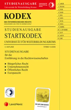Doralt |  KODEX Startkodex Krems 2025/26 - inkl. App | Buch |  Sack Fachmedien