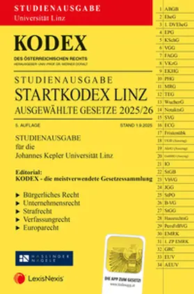 Doralt |  KODEX Startkodex Linz 2025/26 - inkl. App | Buch |  Sack Fachmedien