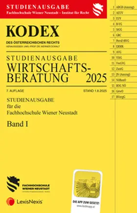Doralt |  KODEX Wirtschaftsberatung Band I (FH Wr. Neustadt) 2025 | Buch |  Sack Fachmedien