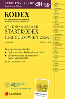 Doralt |  KODEX Startkodex Wien Juridicum 2025/26 - inkl. App | Buch |  Sack Fachmedien