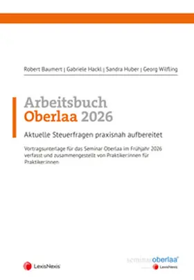 Wilfling / Baumert / Hackl |  Seminar Oberlaa Arbeitsbuch Frühjahr 2026 | Buch |  Sack Fachmedien