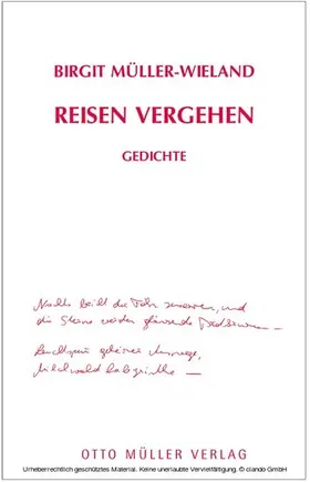 Müller-Wieland |  Reisen Vergehen | eBook | Sack Fachmedien