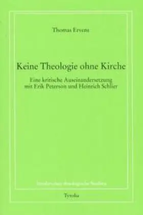 Ervens |  Keine Theologie ohne Kirche | Buch |  Sack Fachmedien