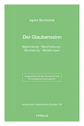 Slunitschek |  Der Glaubenssinn | Buch |  Sack Fachmedien