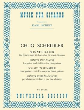 Scheit |  Sonate D-Dur | Buch |  Sack Fachmedien