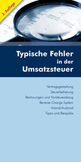 Weinzierl / Gaedke |  Typische Fehler in der Umsatzsteuer | Buch |  Sack Fachmedien