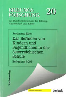 Eder |  Das Befinden von Kindern und Jugendlichen in der österreichischen Schule | Buch |  Sack Fachmedien