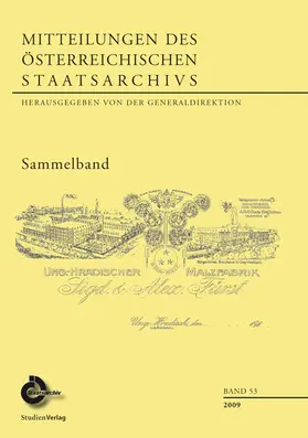  Mitteilungen des Österreichischen Staatsarchivs, Band 53 | Buch |  Sack Fachmedien