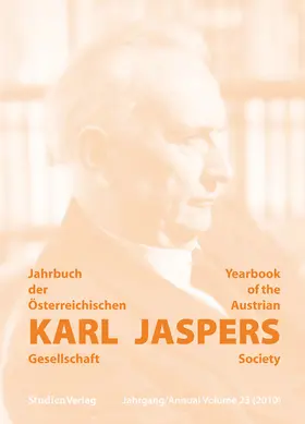  Jahrbuch der Österreichischen Karl-Jaspers-Gesellschaft 23/2010 | Buch |  Sack Fachmedien