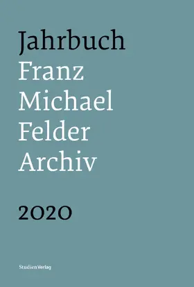 Thaler |  Jahrbuch Franz-Michael-Felder-Archiv 2020 | eBook | Sack Fachmedien