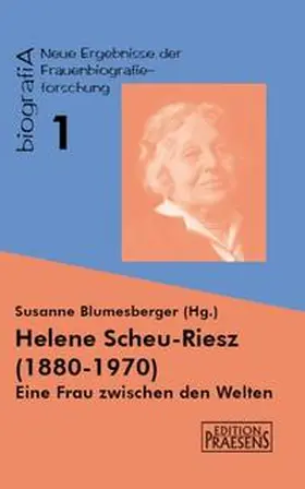 Blumesberger |  Helene Scheu-Riesz (1880 - 1970) | Buch |  Sack Fachmedien