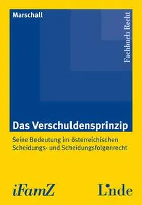 Marschall |  Das Verschuldensprinzip | Buch |  Sack Fachmedien