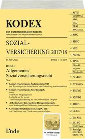 Melzer-Azodanloo / Doralt |  KODEX Sozialversicherung 2017/18, Band I | Buch |  Sack Fachmedien