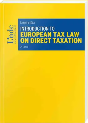 Adamczyk / Bendlinger / Boel | Introduction to European Tax Law on Direct Taxation | Buch | 978-3-7073-4655-8 | sack.de