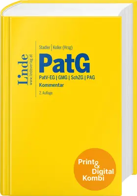 Adocker / Alge / Anderl |  PatG | Patentgesetz (Kombi Print&digital) | Buch |  Sack Fachmedien