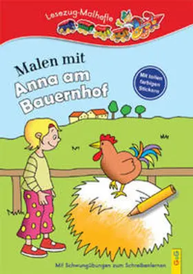  LESEZUG/ Malbuch: Malen mit Anna am Bauernhof | Sonstiges |  Sack Fachmedien