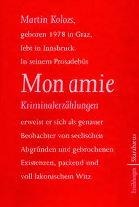 Kolozs |  Mon amie | Buch |  Sack Fachmedien