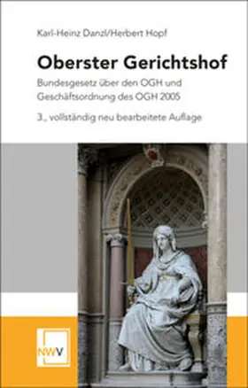 Danzl / Hopf |  Oberster Gerichtshof | Buch |  Sack Fachmedien