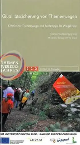 Kreimer / Kirchmeir / Jungmeier |  Qualitätssicherung von Themenwegen | Buch |  Sack Fachmedien