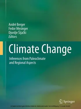 Berger / Mesinger / Sijacki |  Climate Change | eBook | Sack Fachmedien