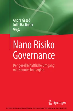 Gazsó / Haslinger | Nano Risiko Governance | E-Book | www2.sack.de
