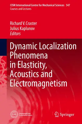 Craster / Kaplunov |  Dynamic Localization Phenomena in Elasticity, Acoustics and Electromagnetism | Buch |  Sack Fachmedien
