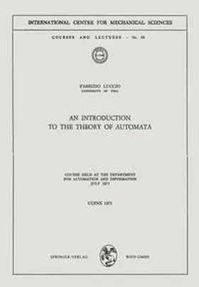 Luccio |  An Introduction to the Theory of Automata | eBook | Sack Fachmedien