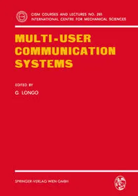 Longo |  Multi-User Communication Systems | eBook | Sack Fachmedien