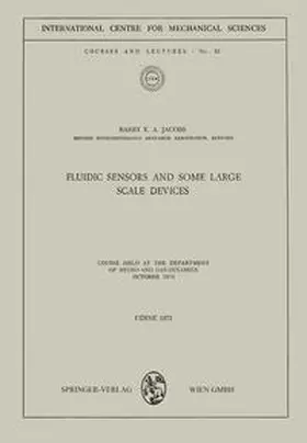 Jacobs |  Fluidic Sensors and some Large Scale Devices | eBook | Sack Fachmedien