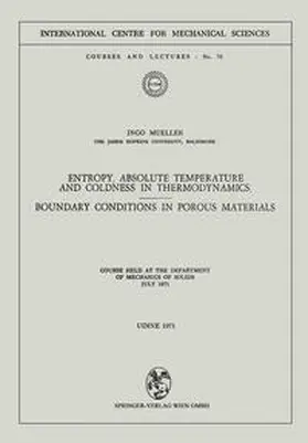 Mueller |  Entropy, Absolute Temperature and Coldness in Thermodynamics | eBook | Sack Fachmedien