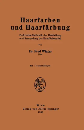 Winter |  Haarfarben und Haarfärbung | Buch |  Sack Fachmedien