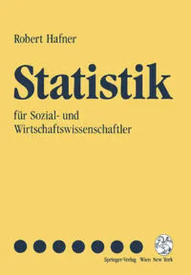 Hafner |  Statistik | eBook | Sack Fachmedien