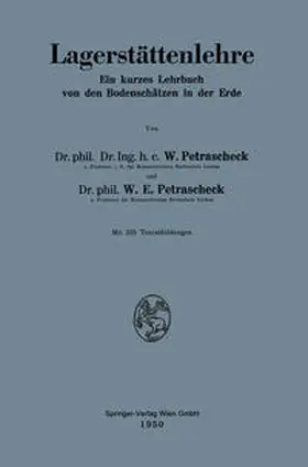 Petrascheck |  Lagerstättenlehre | eBook | Sack Fachmedien