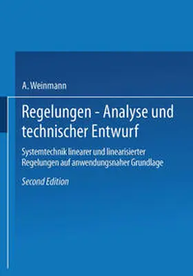 Weinmann |  Regelungen. Analyse und technischer Entwurf | eBook | Sack Fachmedien