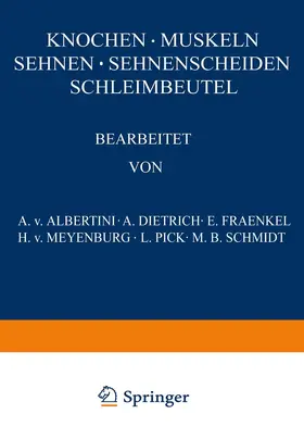 v. Albertini / Dietrich / Schmidt |  Knochen · Muskeln Sehnen · Sehnenscheiden Schleimbeutel | Buch |  Sack Fachmedien