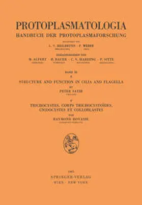 Satir / Hovasse |  Structure and Function in Cilia and Flagella / Trichocystes, Corps Trichocystoïdes, Cnidocystes et Colloblastes | eBook | Sack Fachmedien